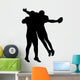 Football Players Wall Decal