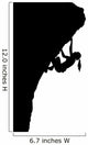 Climbing Wall - Wall Decal