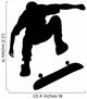 Skateboarding Sport Wall Decal