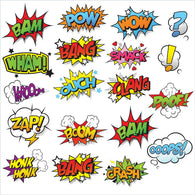Comic Effects Wall Decal