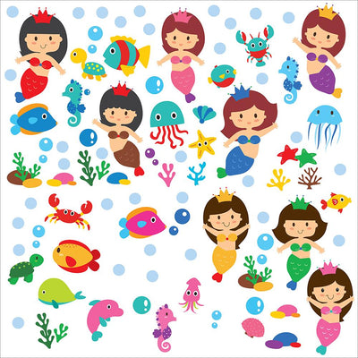 Mermaid Fantasy Wall Decal