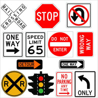 Traffic Signs Wall Decal