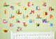 Kids Animal Alphabet Wall Decal