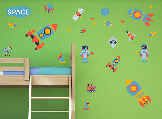 Space Explorer Wall Decal