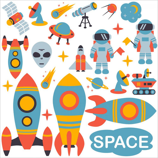 Space Explorer Wall Decal