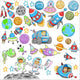 Galaxy Explorer Wall Decal