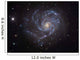 Pinwheel Galaxy Wall Decal Design 2