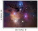 Rho Ophiuchi Nebula Wall Decal Design 1
