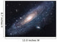 Andromeda Galaxy Wall Decal Design 1