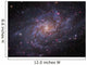 Messier 33 Spiral Galaxy Wall Decal