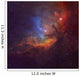 The Tulip Nebula (Sh2-101) in Cygnus. Wall Mural