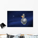 Illustration Astronaut Outer Space Wall Decal