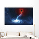 Digitally Generated Image Black Wall Decal