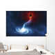 Digitally Generated Image Black Wall Decal