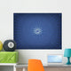 Digitally Generated Image Blue Wall Decal