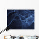 Abstract Blue Illustration Wall Decal Design 2