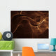 Abstract Gold Illustration Wall Decal Design 2