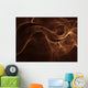 Abstract Gold Illustration Wall Decal Design 2