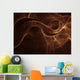 Abstract Gold Illustration Wall Decal Design 2