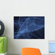 Abstract Blue Illustration Wall Decal Design 1