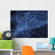 Abstract Blue Illustration Wall Decal Design 1