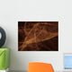 Abstract Gold Illustration Wall Decal Design 1
