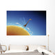 Illustration Giraffe Learning to Wall Decal