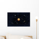 Solar System Wall Decal Design 1