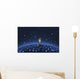 Illustration Martian Watering Starfield Wall Decal