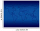 Digitally Generated Image World Wall Decal Design 1