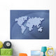 Digitally Generated Image World Wall Decal