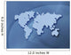 Digitally Generated Image World Wall Decal