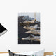 Aircraft Parked Flight Deck Wall Decal