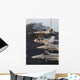 Aircraft Parked Flight Deck Wall Decal