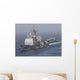 Sh-60j Seahawk Flies Uss Wall Decal