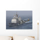 Sh-60j Seahawk Flies Uss Wall Decal