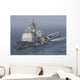 Sh-60j Seahawk Flies Uss Wall Decal