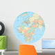 Political Map Globe Africa Wall Decal