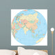 World Political Map Globe - Asia Wall Decal