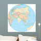 World Political Map Globe - Asia Wall Decal