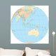 World Political Map Globe - Australia Wall Decal