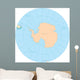 World Political Map Globe - South Pole Wall Decal