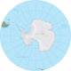 World Terrain Map Globe - South Pole Wall Decal