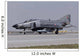 Turkish Air Force F-4e Wall Decal Design 1