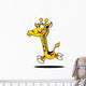 Cartoon Giraffe Wall Decal