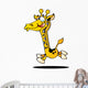 Cartoon Giraffe Wall Decal