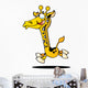 Cartoon Giraffe Wall Decal