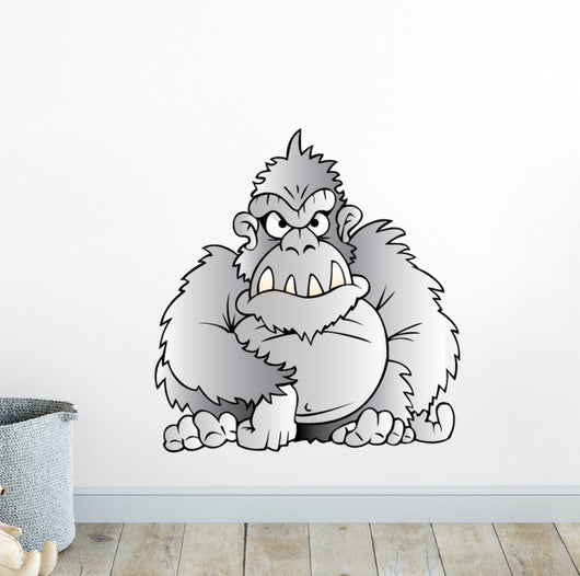 Cartoon Gorilla Wall Decal