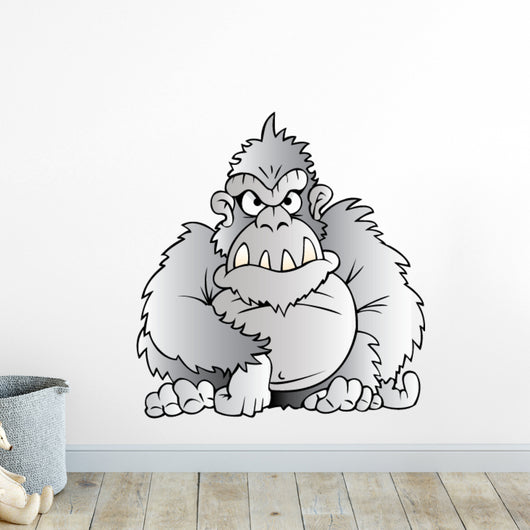 Cartoon Gorilla Wall Decal