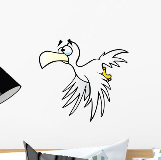 Cartoon Seagull Wall Decal